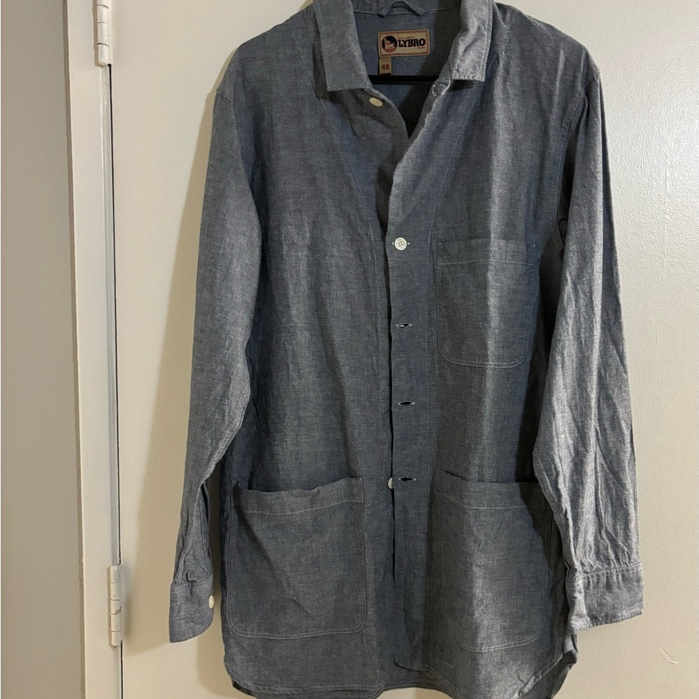 Nigel Cabourn Lybro Denim colored Shirt